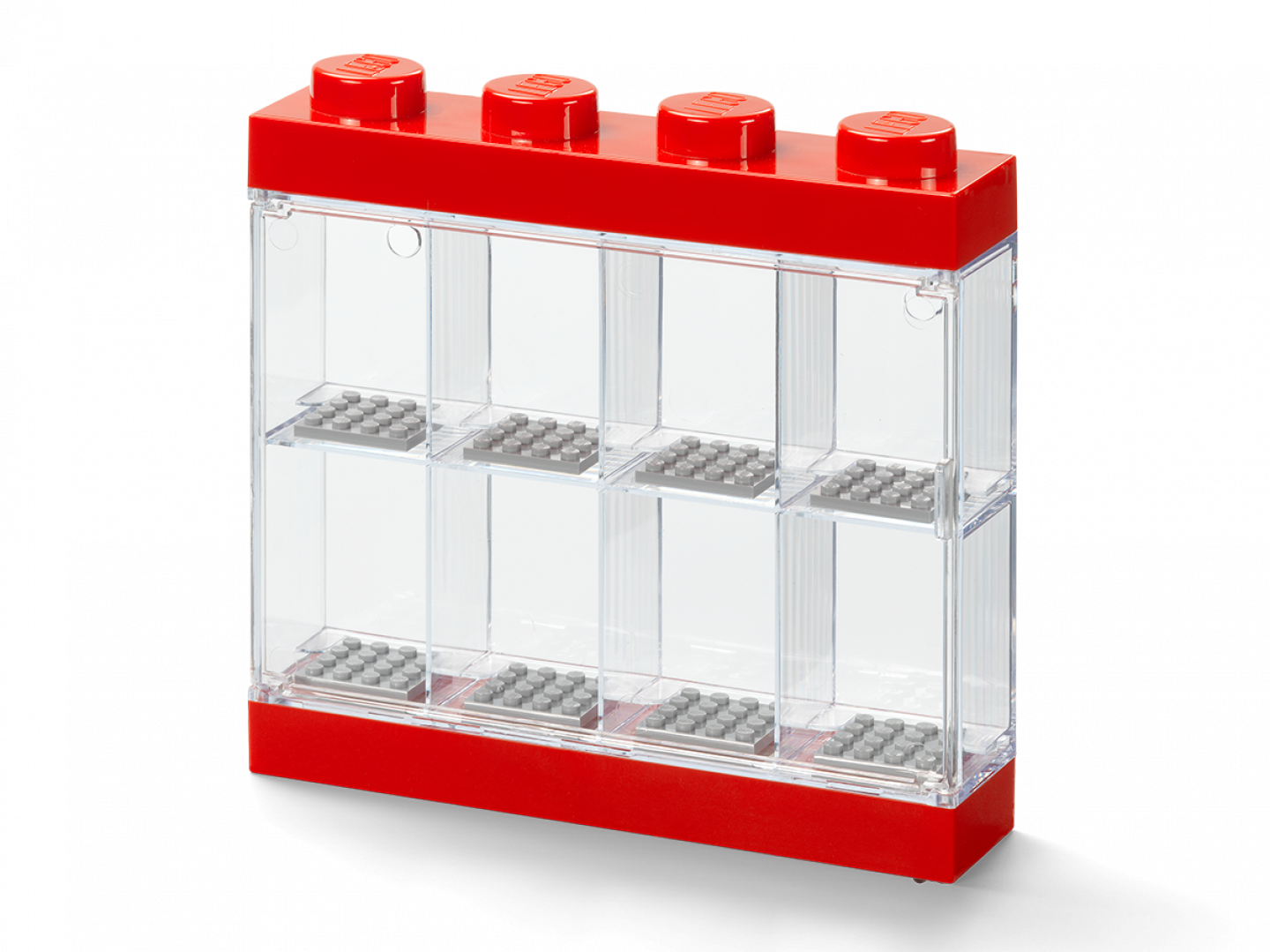 Displaydoos voor 8 minifiguren – rood