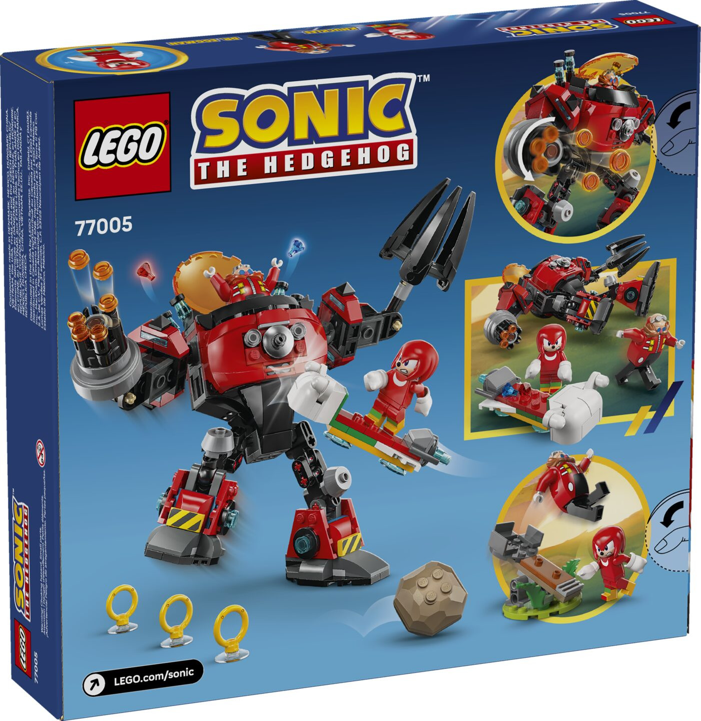 Knuckles vs. Dr. Eggman Egg Crusher mecha — Afbeelding 8