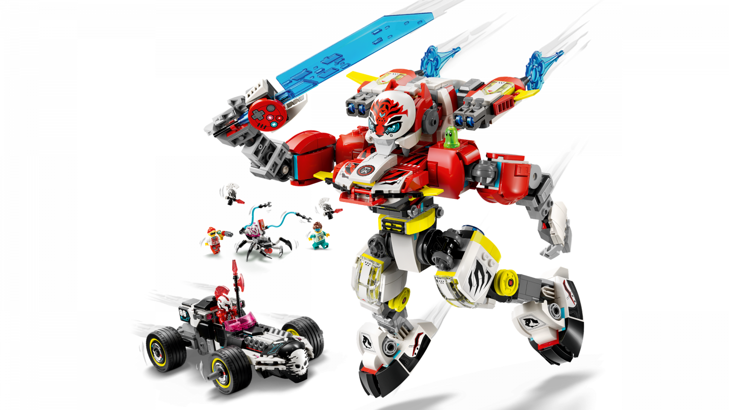 Coopers tijgermecha en Zero's hot rod auto — Afbeelding 4
