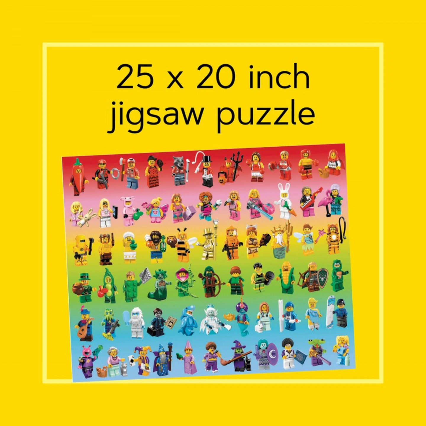 Minifiguurregenboogpuzzel 1000 stukjes — Afbeelding 5