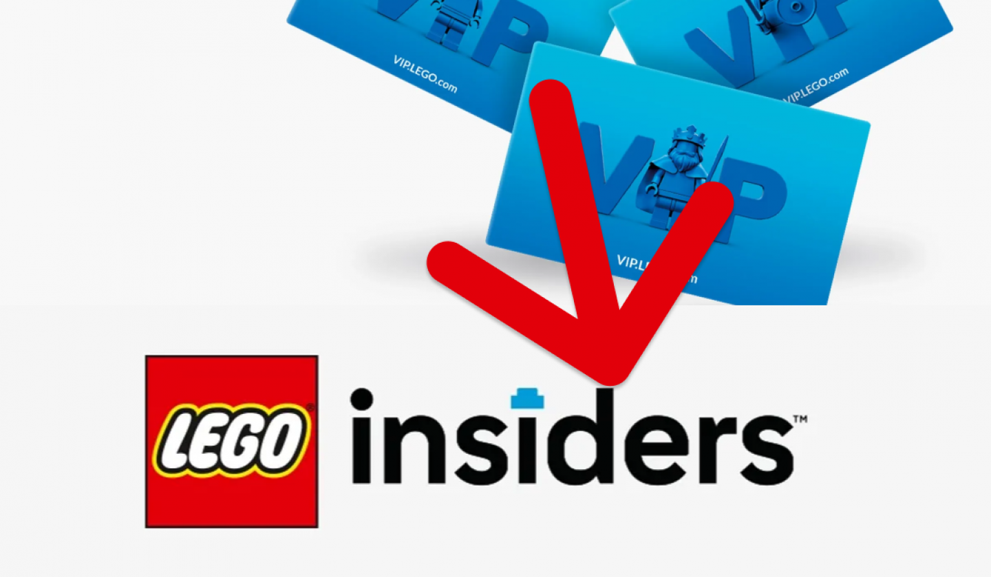 LEGO VIP wordt vervangen