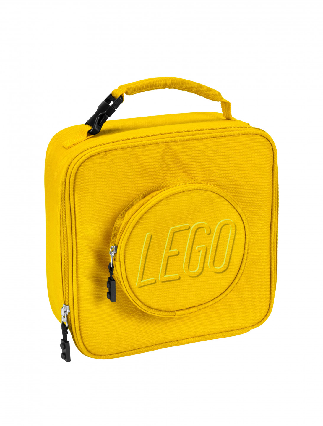 Lunchtas in de vorm van een LEGO® steen - geel