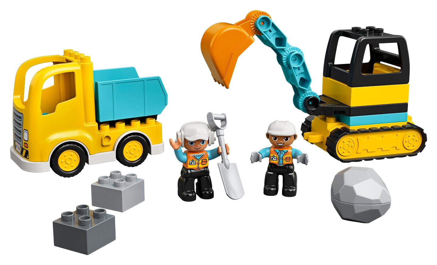 Truck & Graafmachine met rupsbanden — Afbeelding 3