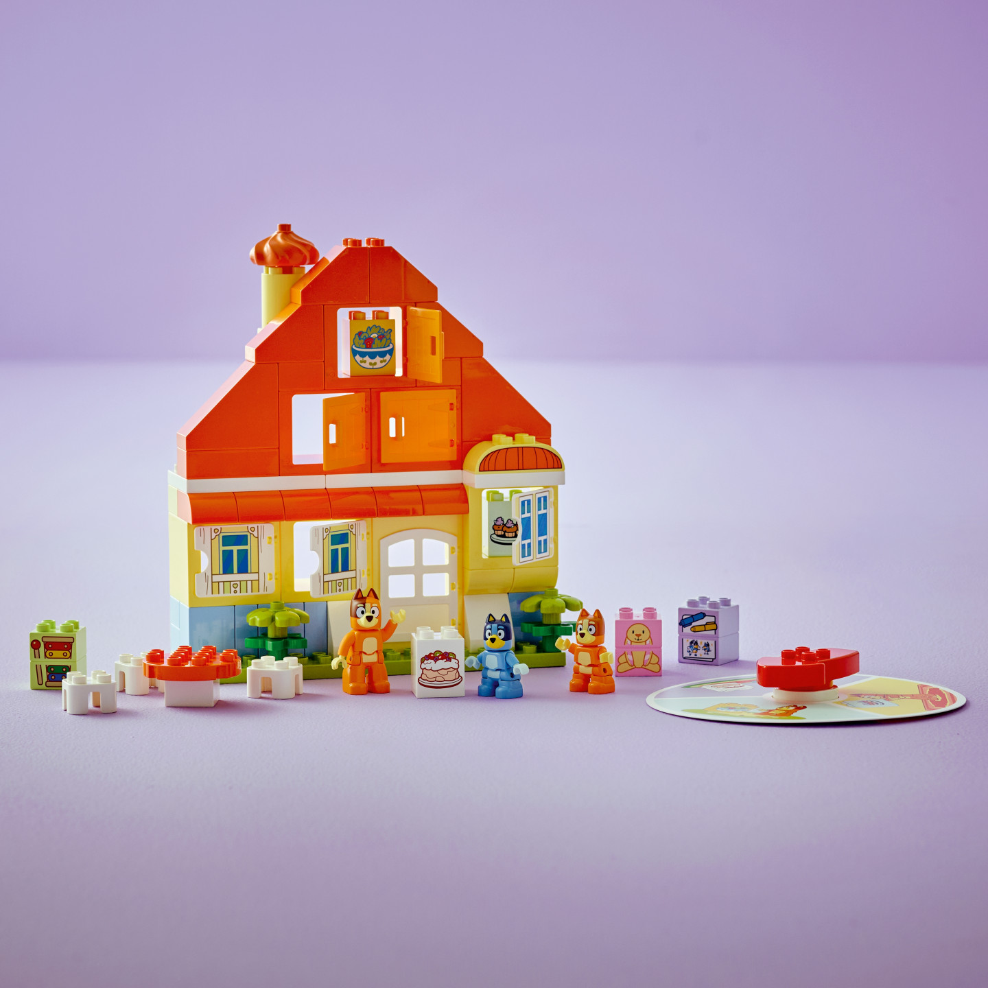 Huis van Bluey en haar familie met geheugenspel — Afbeelding 2