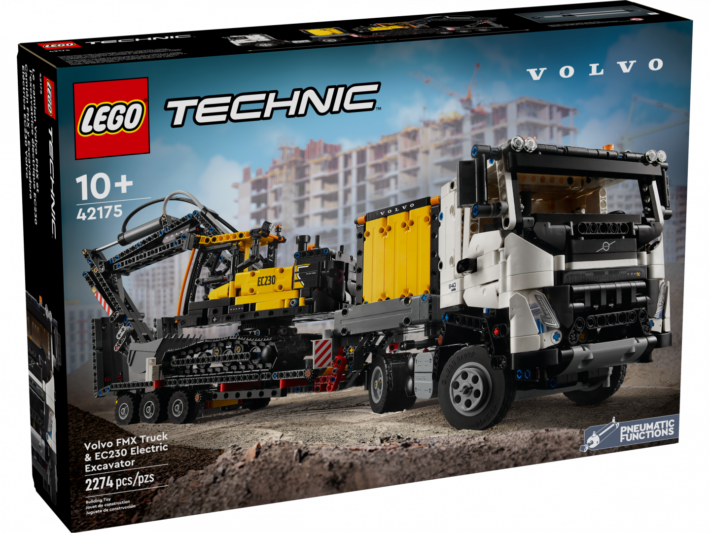 Volvo FMX truck & EC230 elektrische graafmachine