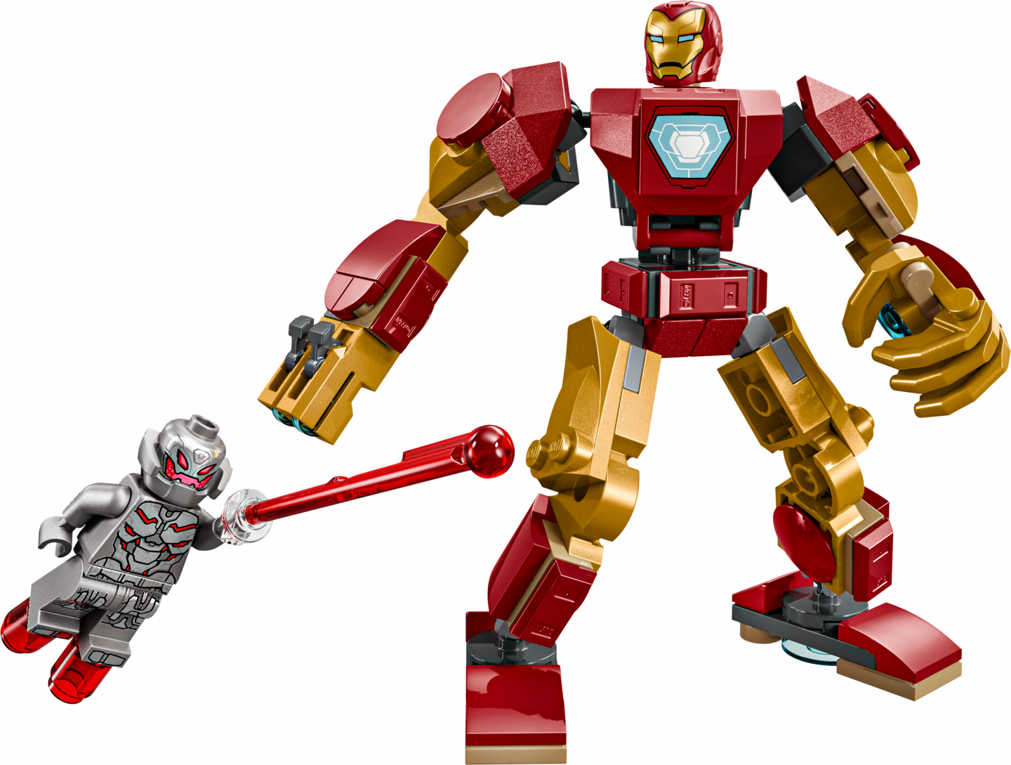 Iron Man mecha vs. Ultron