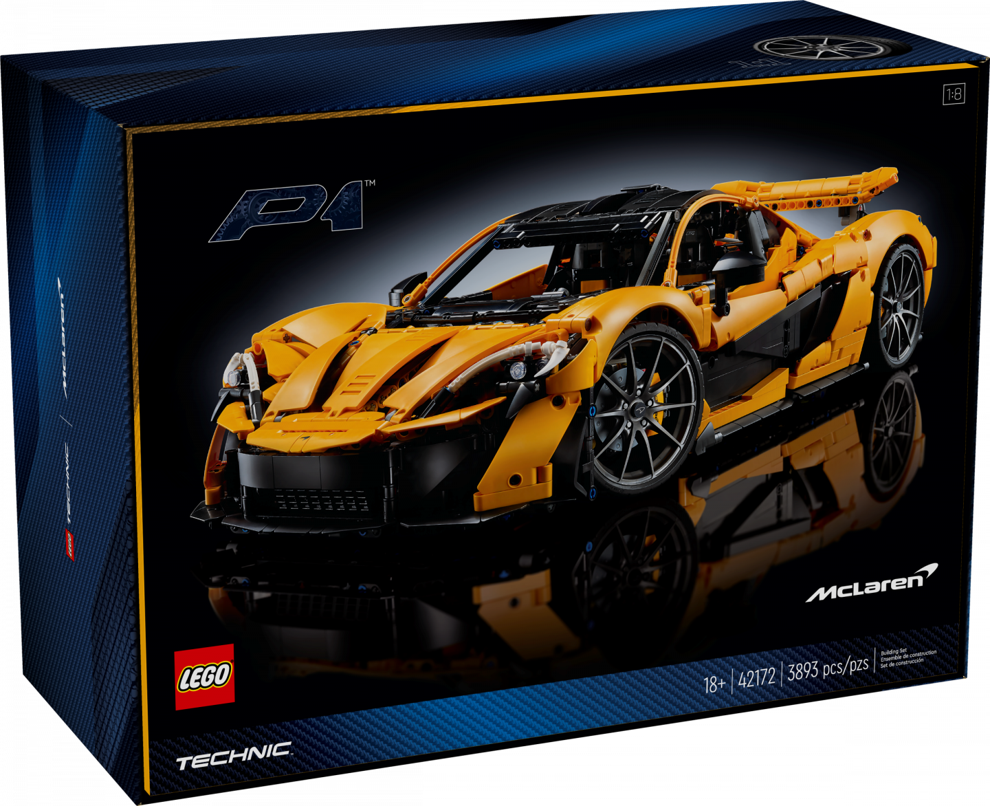 LEGO Technic 42172 McLaren P1: Nieuw model in de ultimate car concept serie