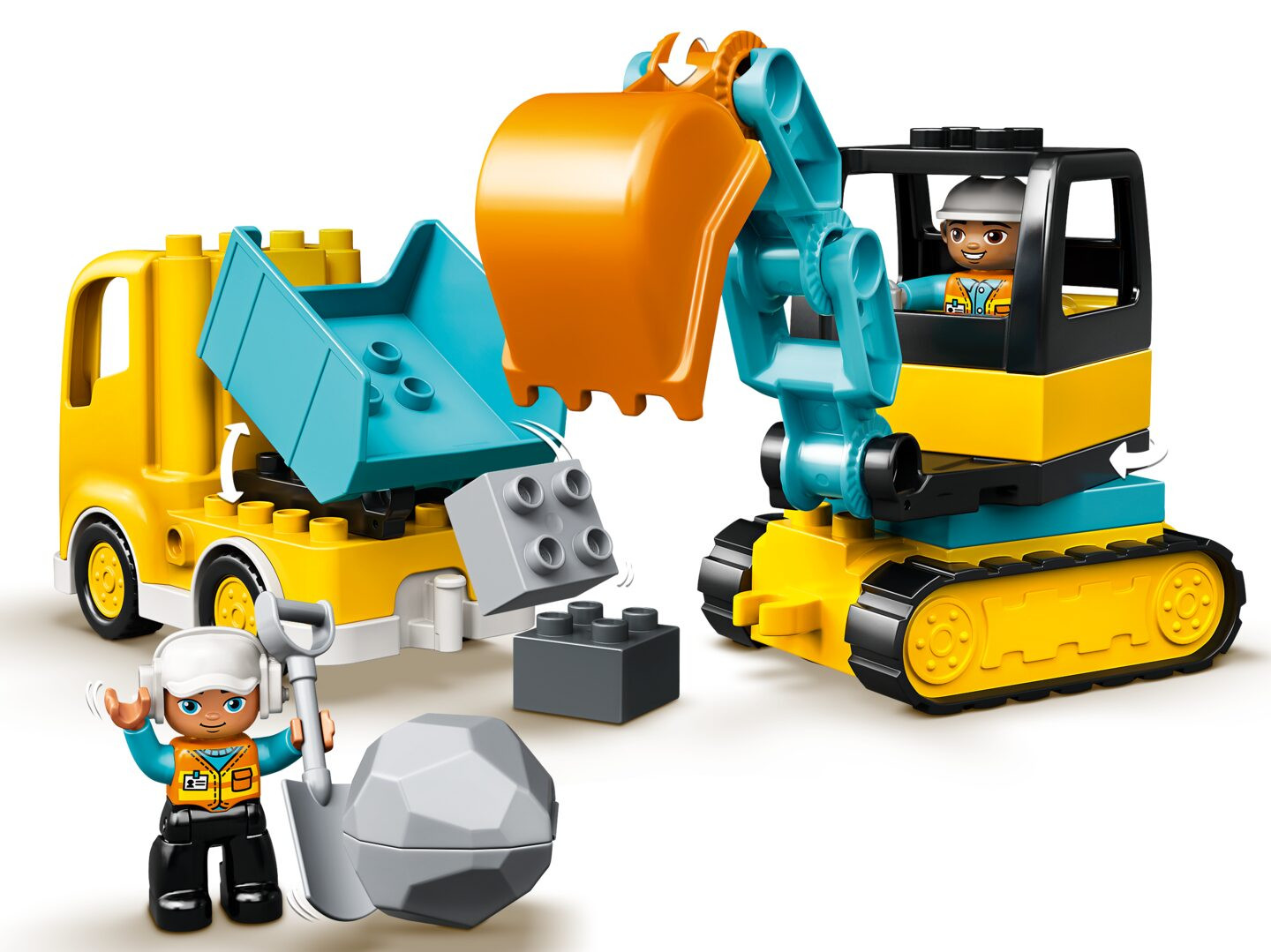 Truck & Graafmachine met rupsbanden — Afbeelding 5