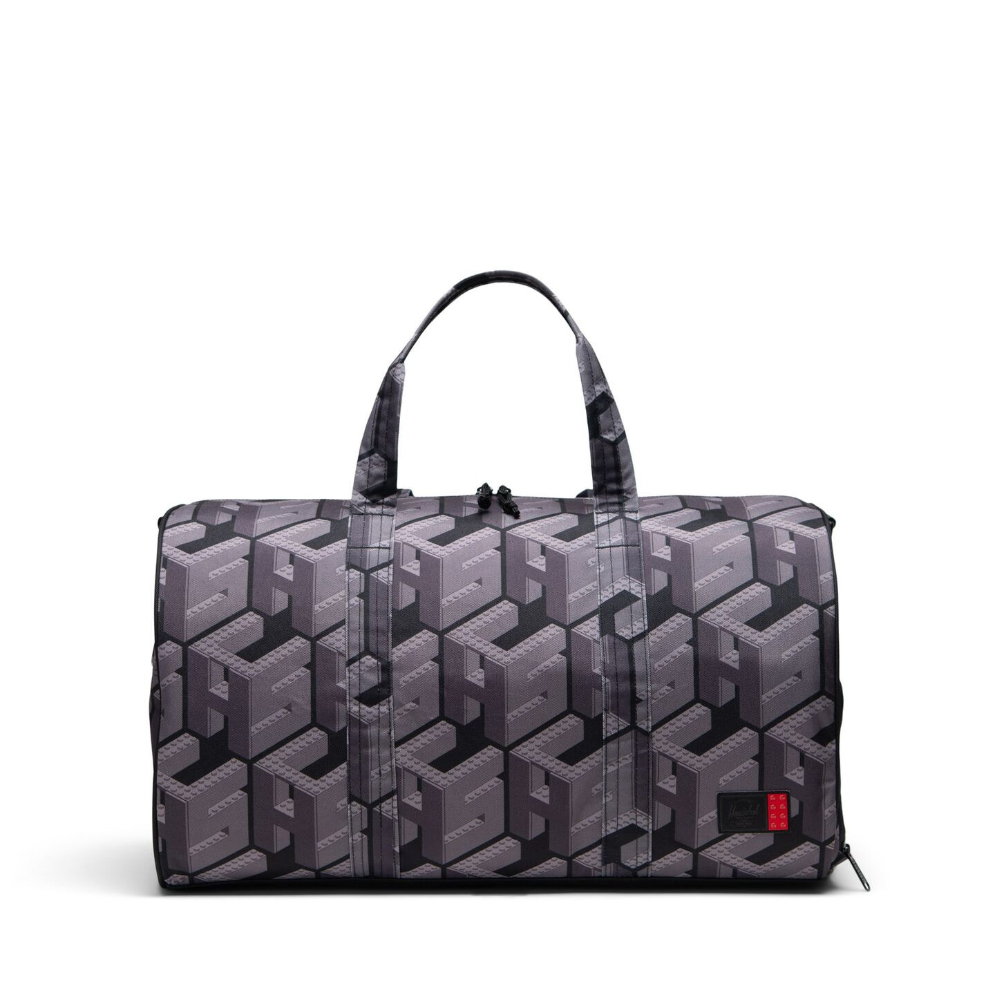 Herschel Novel weekendtas - monogram - zwart