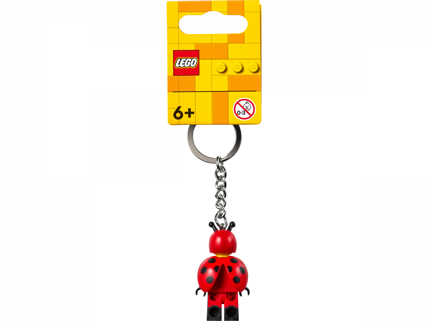 Meisje in lieveheersbeestjespak sleutelhanger — Afbeelding 3
