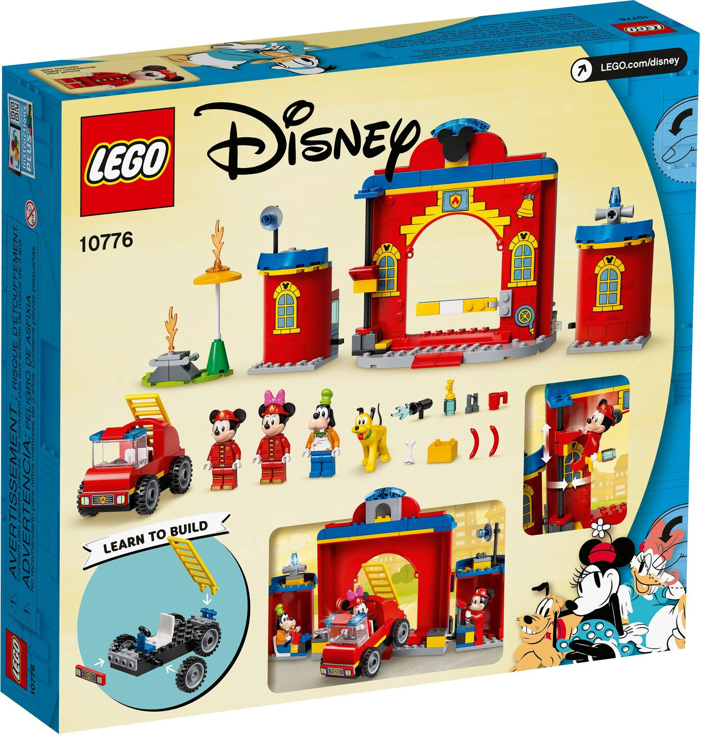 Mickey & Friends brandweerkazerne & auto — Afbeelding 7