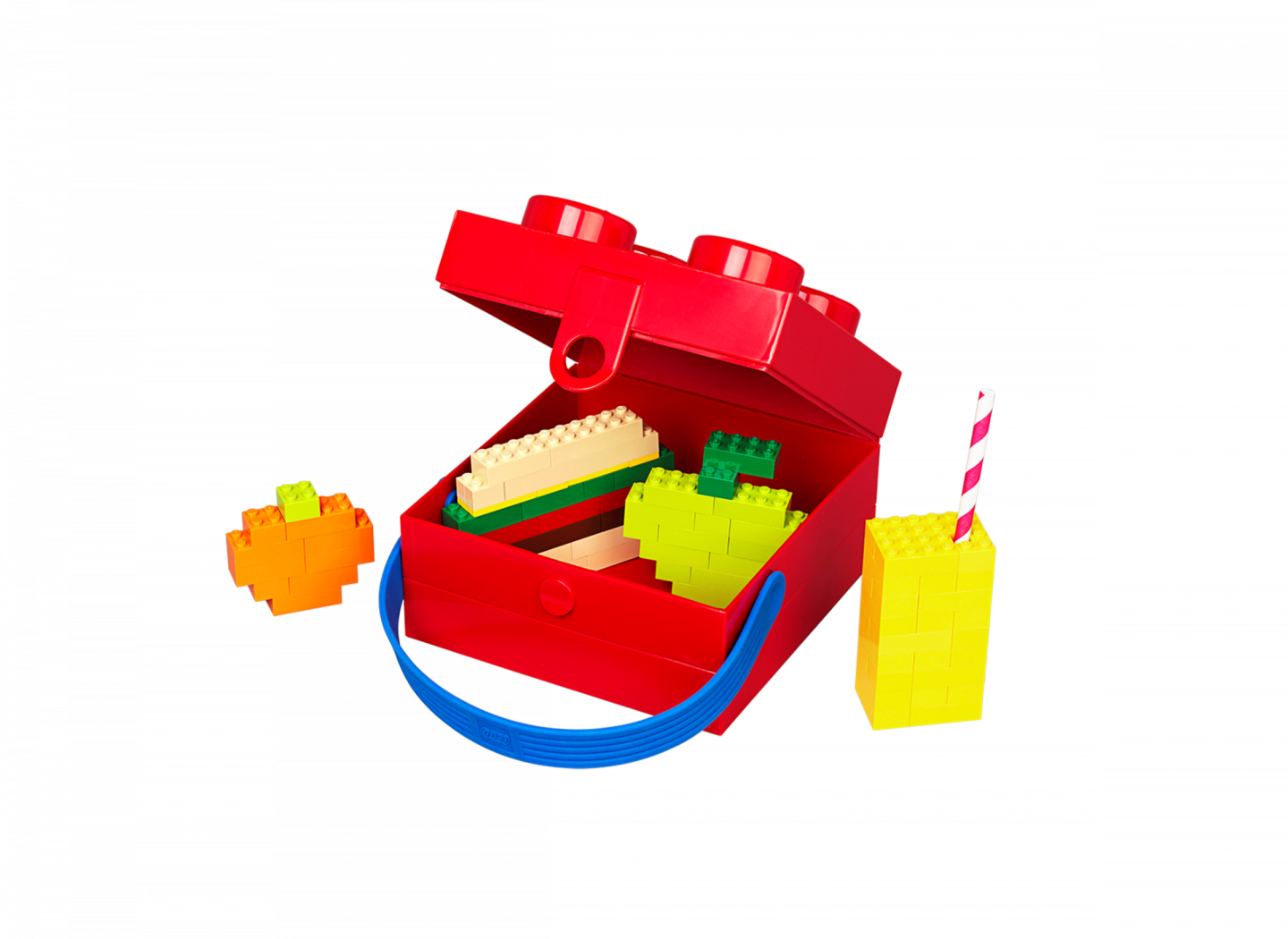 Doos met handvat – rood — Afbeelding 3