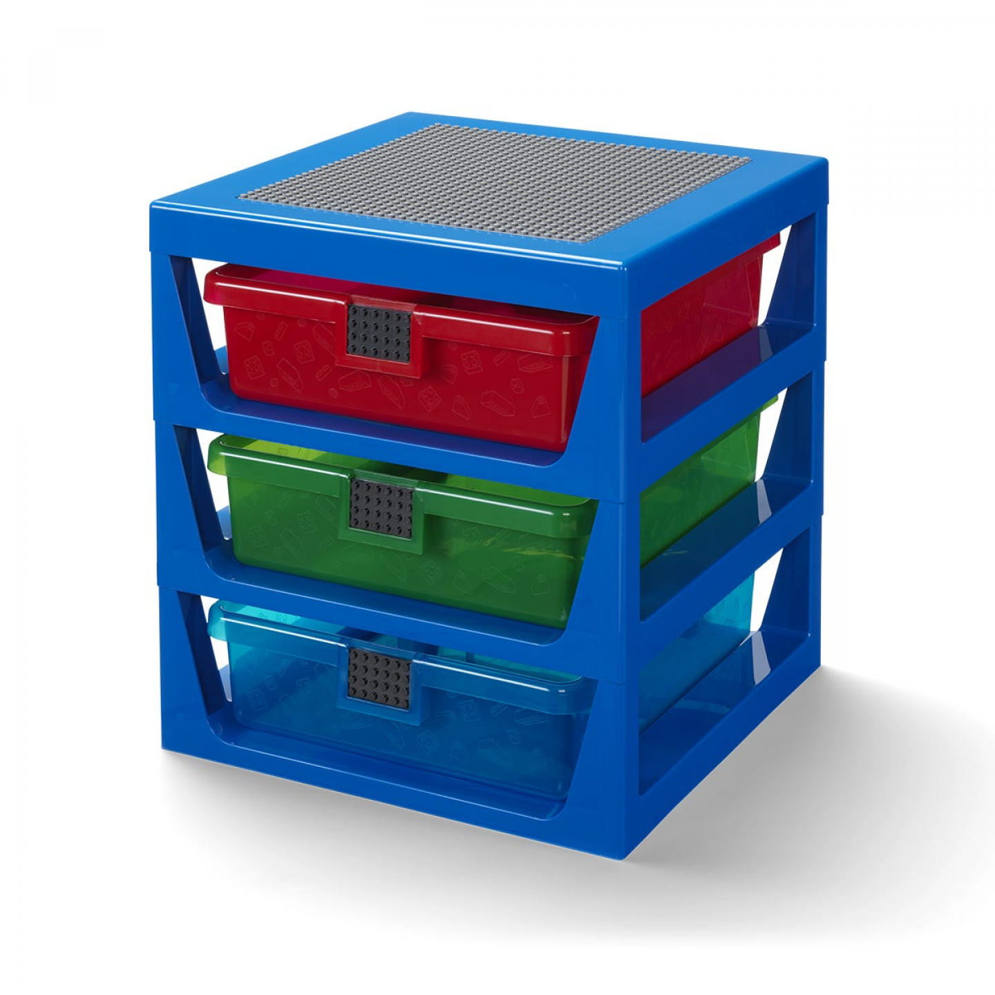 Transparant blauw LEGO® ladenblok