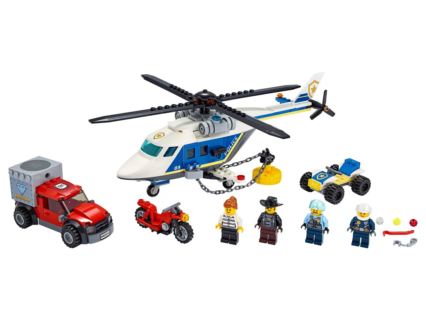 Politiehelikopter achtervolging — Afbeelding 1