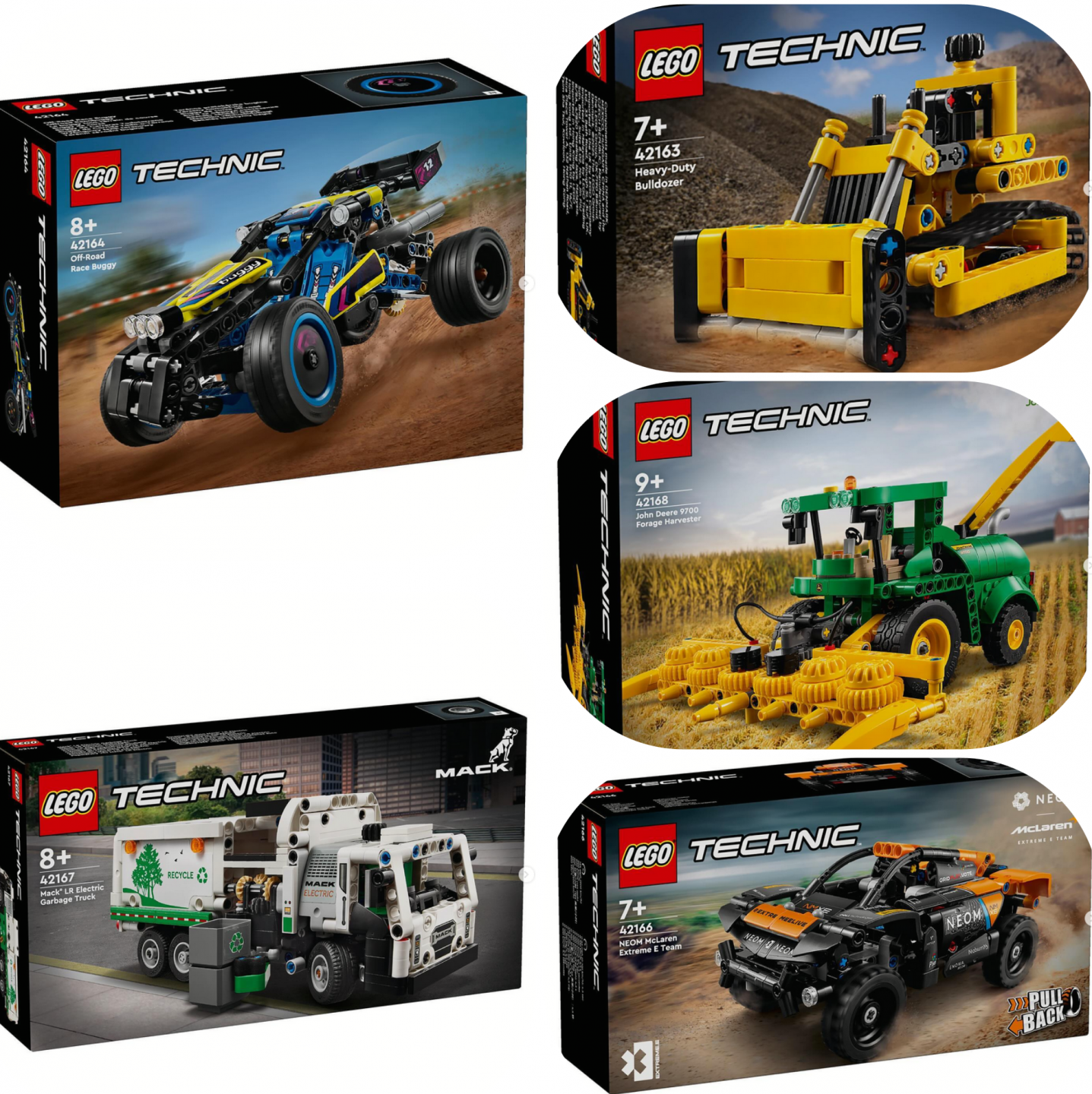 5 nieuwe LEGO Technic sets op 1 januari 2024