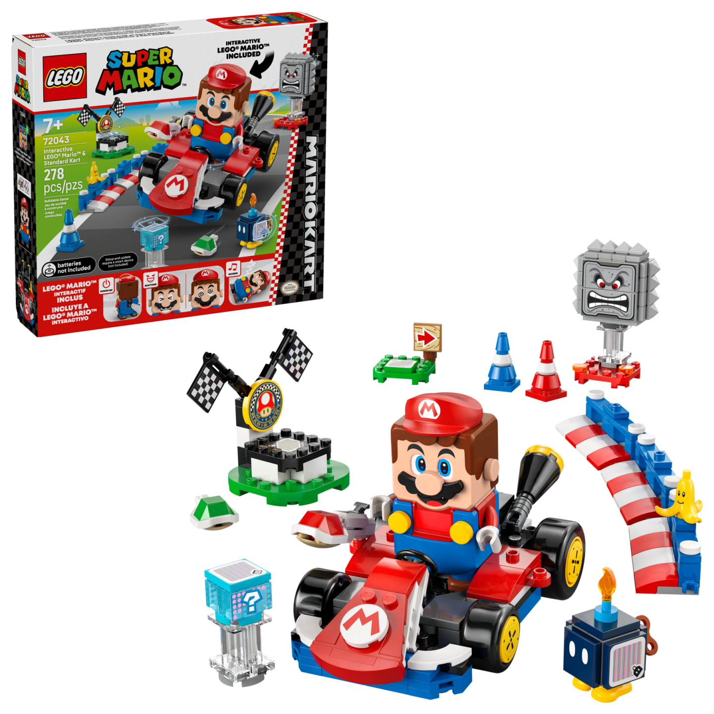 Mario Kart™ – Interactieve LEGO® Mario™ en standaardkart — Afbeelding 2