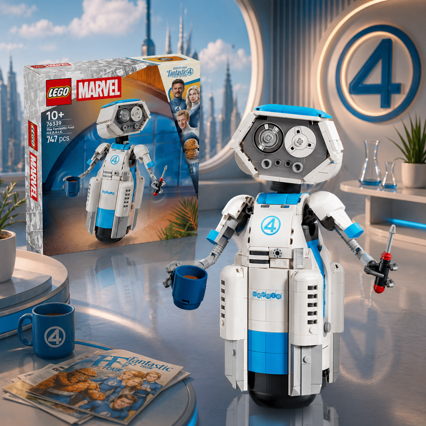 LEGO Marvel 76339 The Fantastic Four H.E.R.B.I.E. nu als pre-order beschikbaar