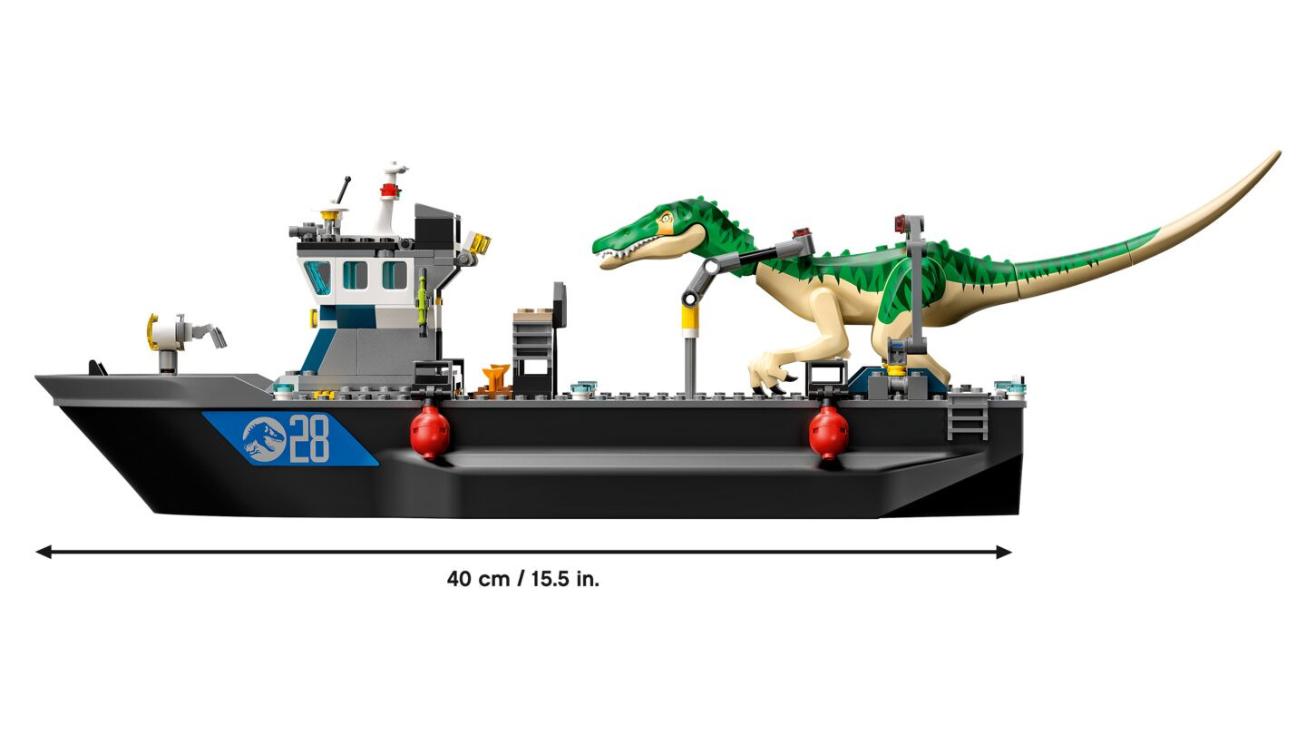 Bootontsnapping van dinosaurus Baryonyx — Afbeelding 11