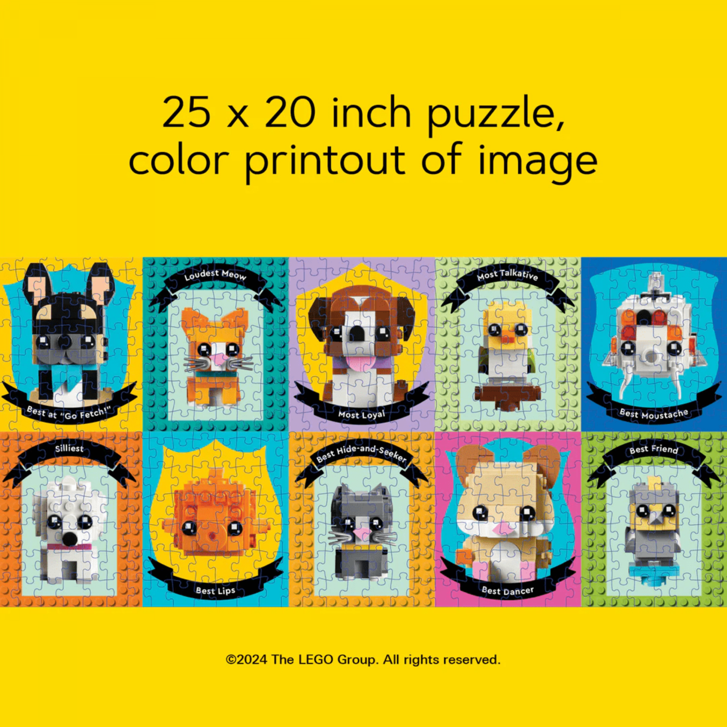 Puzzel van 1000 stukjes: Dierenvrienden — Afbeelding 4