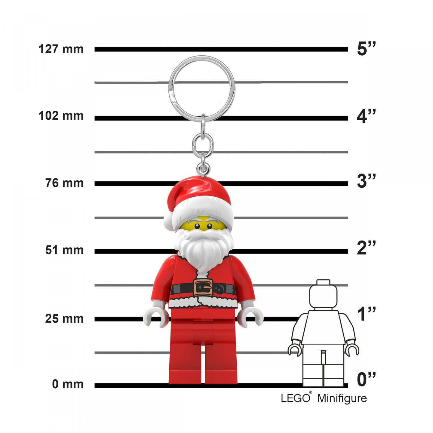 Kerstman sleutellampje — Afbeelding 7