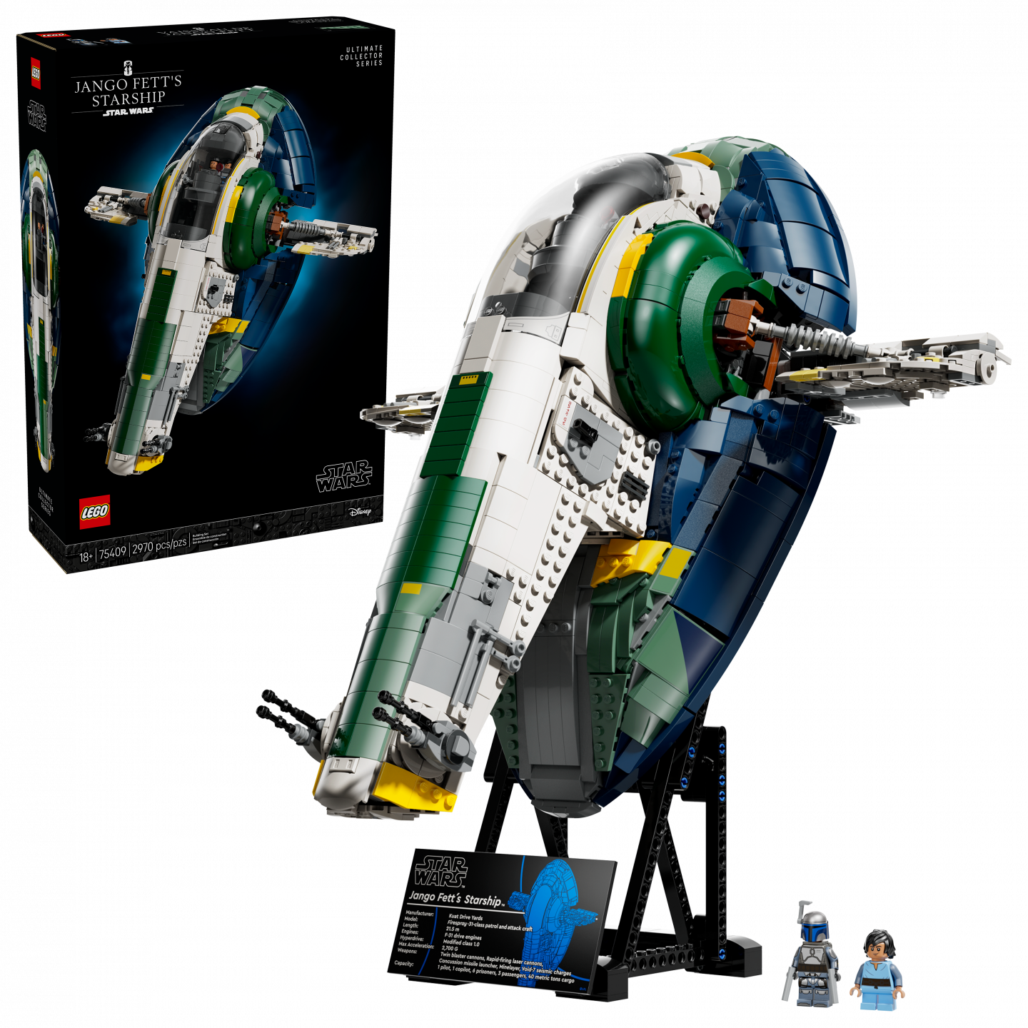 Jango Fetts Firespray-class ruimteschip — Afbeelding 2