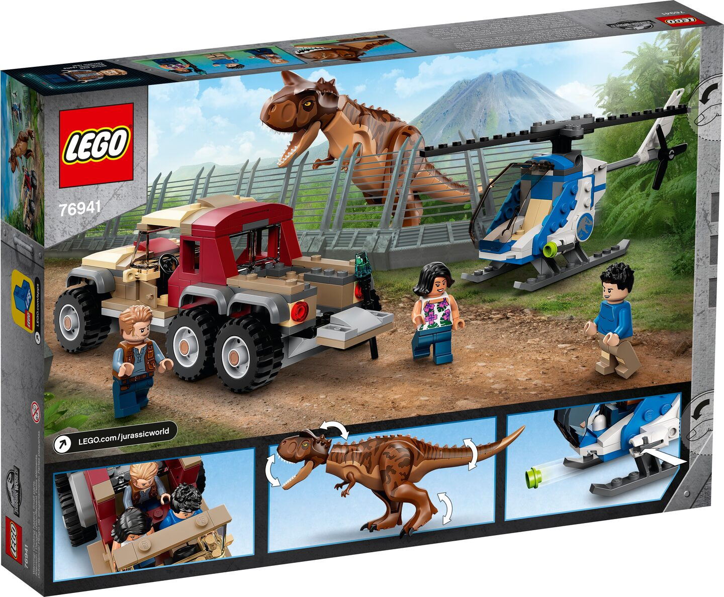 Achtervolging van dinosaurus Carnotaurus — Afbeelding 9