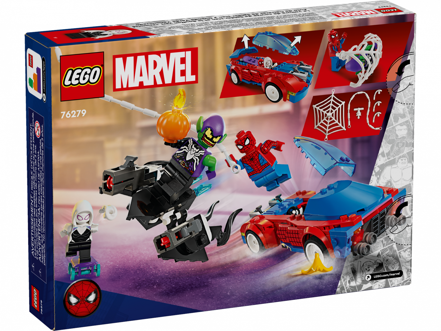 Spider-Man racewagen en Venom Green Goblin — Afbeelding 7