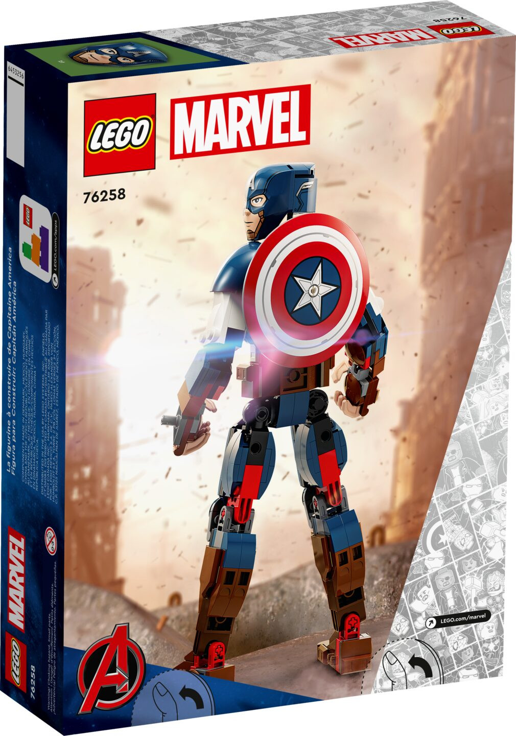 Captain America bouwfiguur — Afbeelding 4