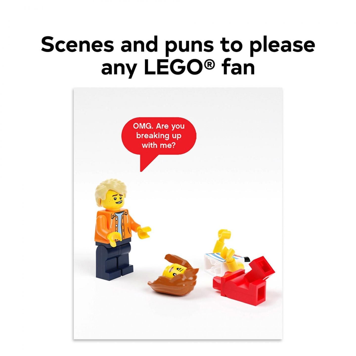 LEGO® Minifiguurkaartjes: 20 kaarten en enveloppen — Afbeelding 2