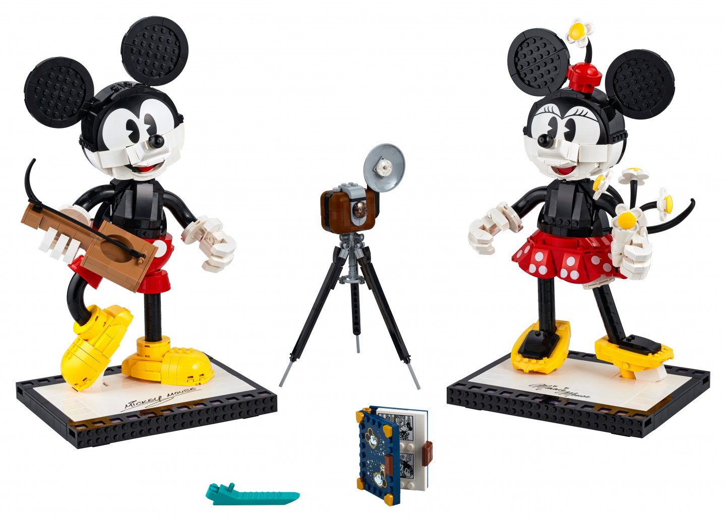 Mickey Mouse & Minnie Mouse personages om zelf te bouwen