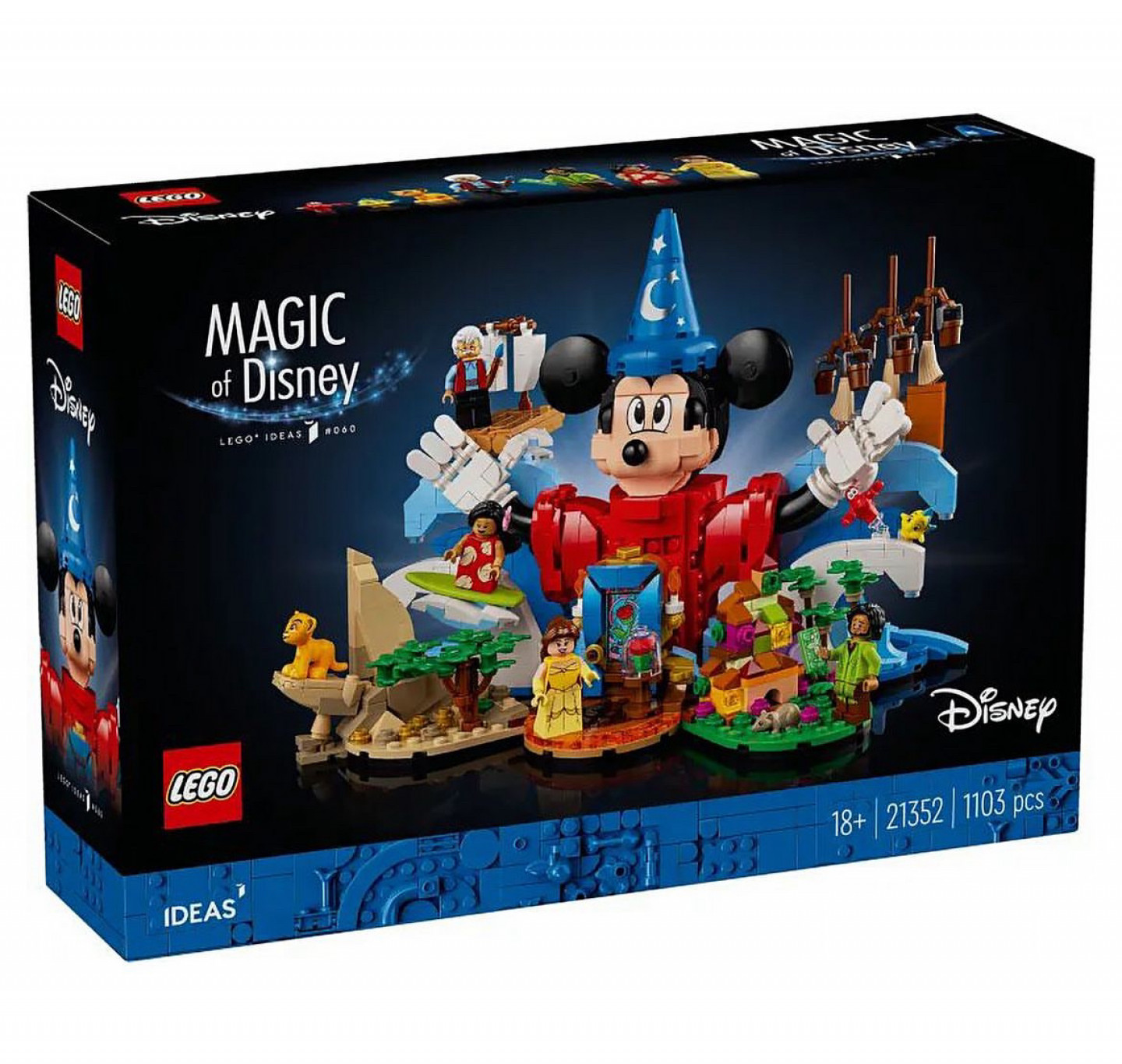 Nieuwe LEGO Ideas 21352 Disney 100 Celebration verwacht op 1 oktober