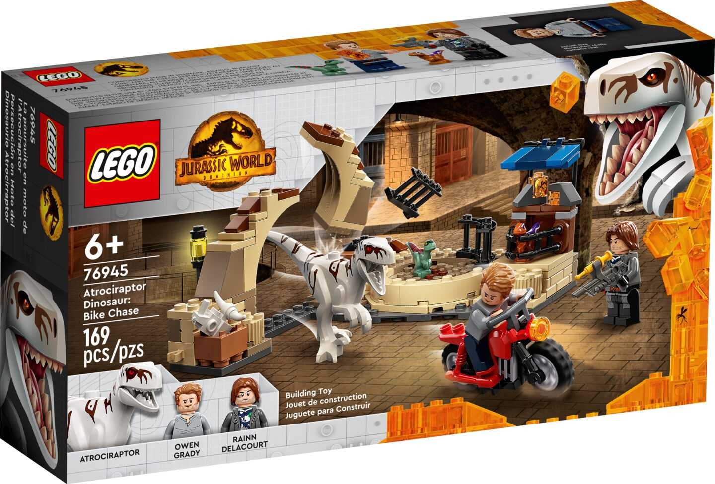 Atrociraptor dinosaurus motorachtervolging — Afbeelding 2