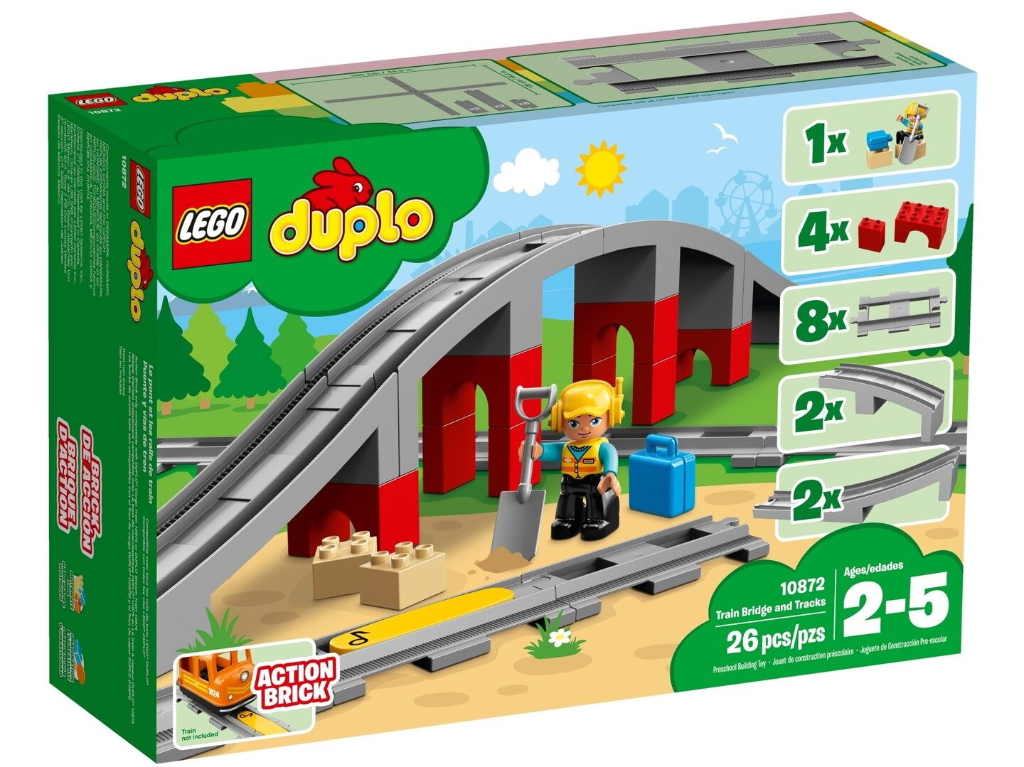 Treinbrug en -rails — Afbeelding 2