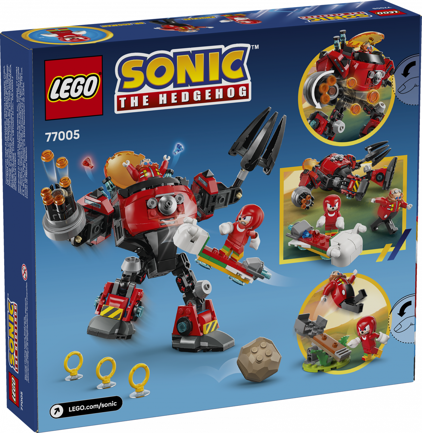 Knuckles vs. Dr. Eggman Egg Crusher mecha — Afbeelding 8