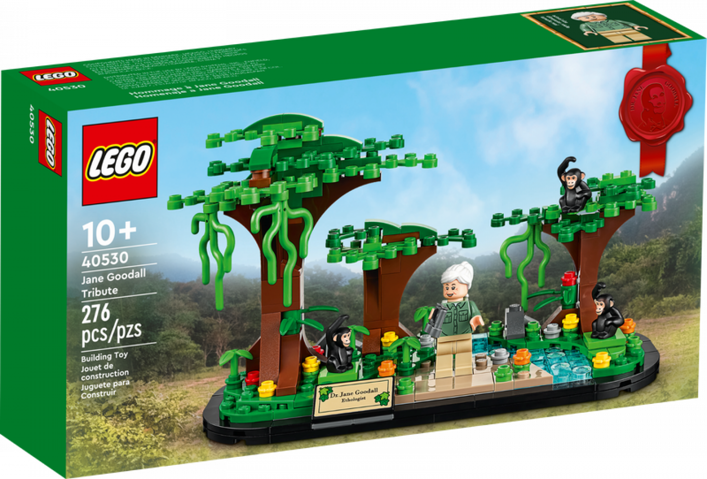 Jane Goodall Tribute - 40530 nu gratis bij de LEGO site vanaf €120,-