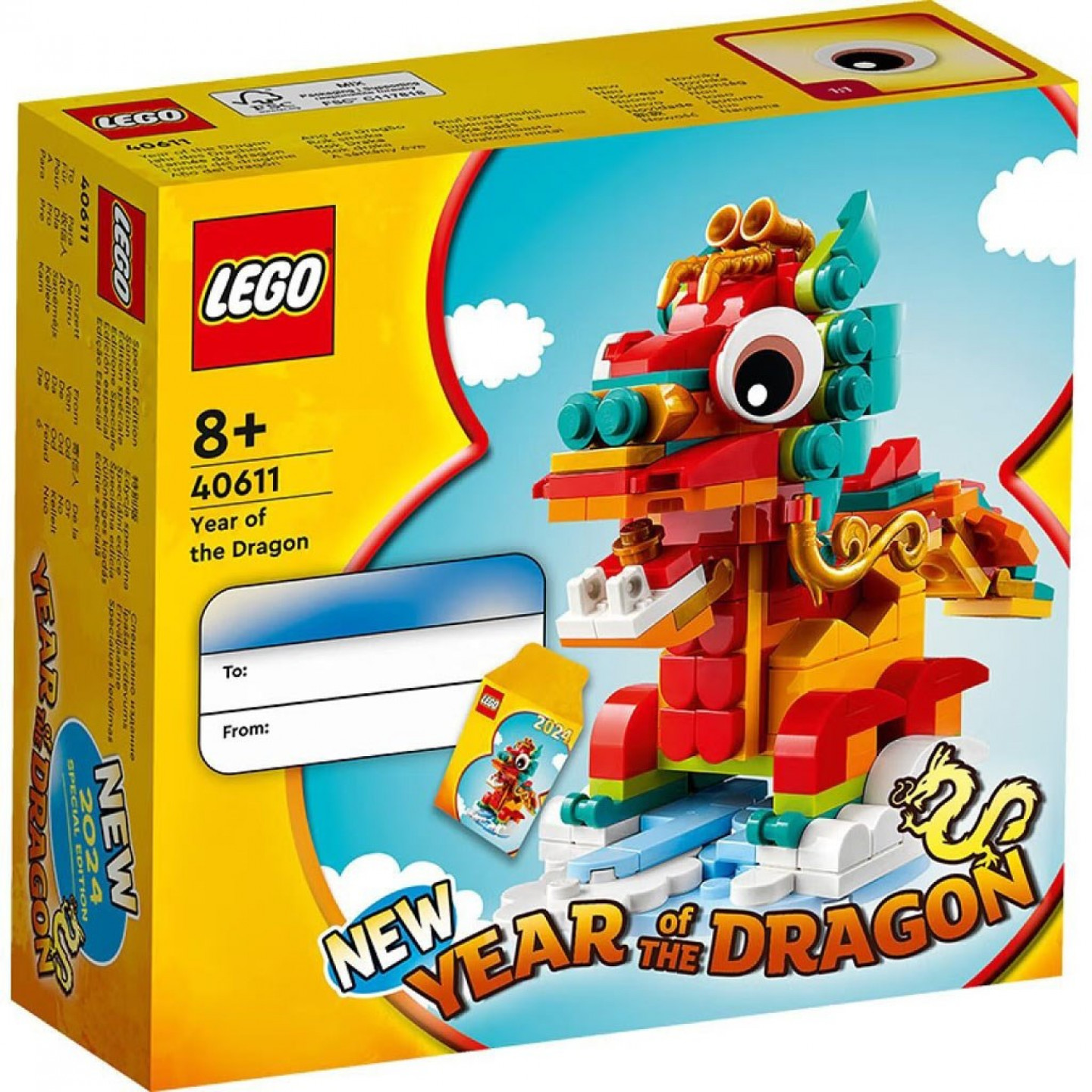 LEGO 40611: Vurige verrassing: Jaar van de draak gratis bij aankoop in januari 2024