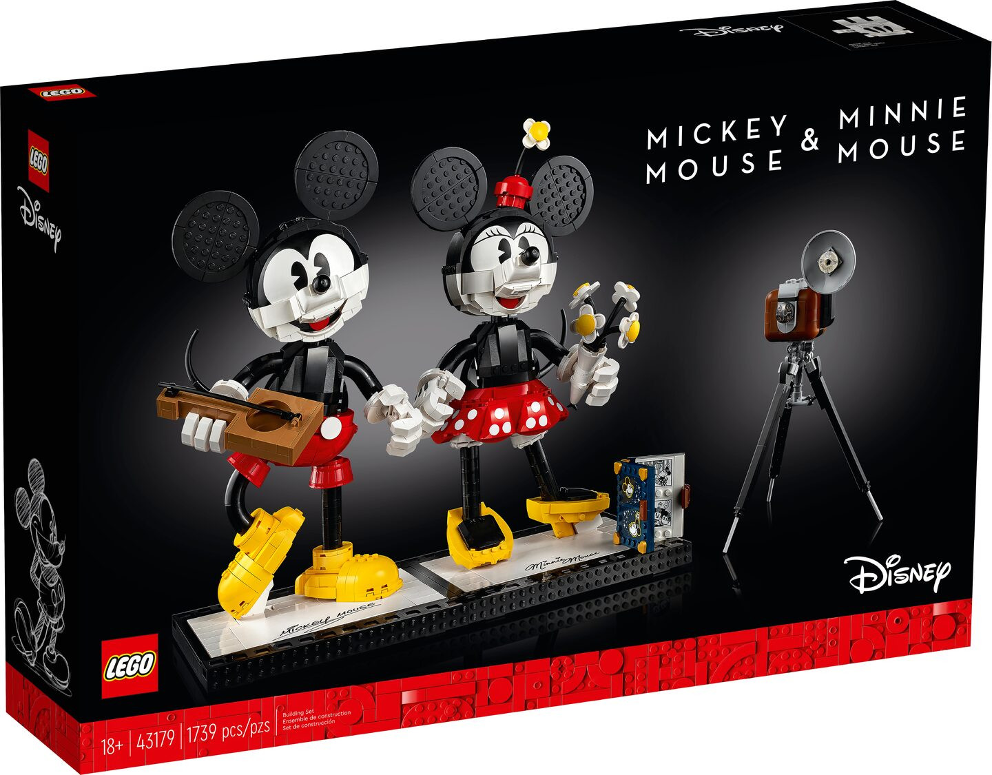 Mickey Mouse & Minnie Mouse personages om zelf te bouwen — Afbeelding 2