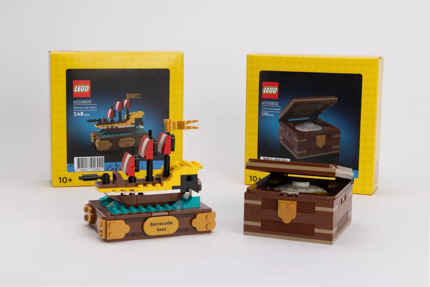 Nieuwe LEGO sets voor insiders: De chronometer en Barracuda seas