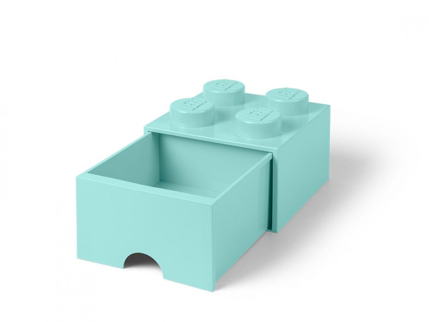 LEGO® Felazuurblauwe opslagsteen met 4 noppen en een lade