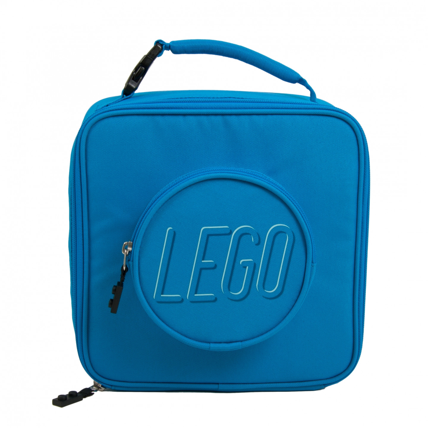 Lunchtas in de vorm van een LEGO® steen - blauw