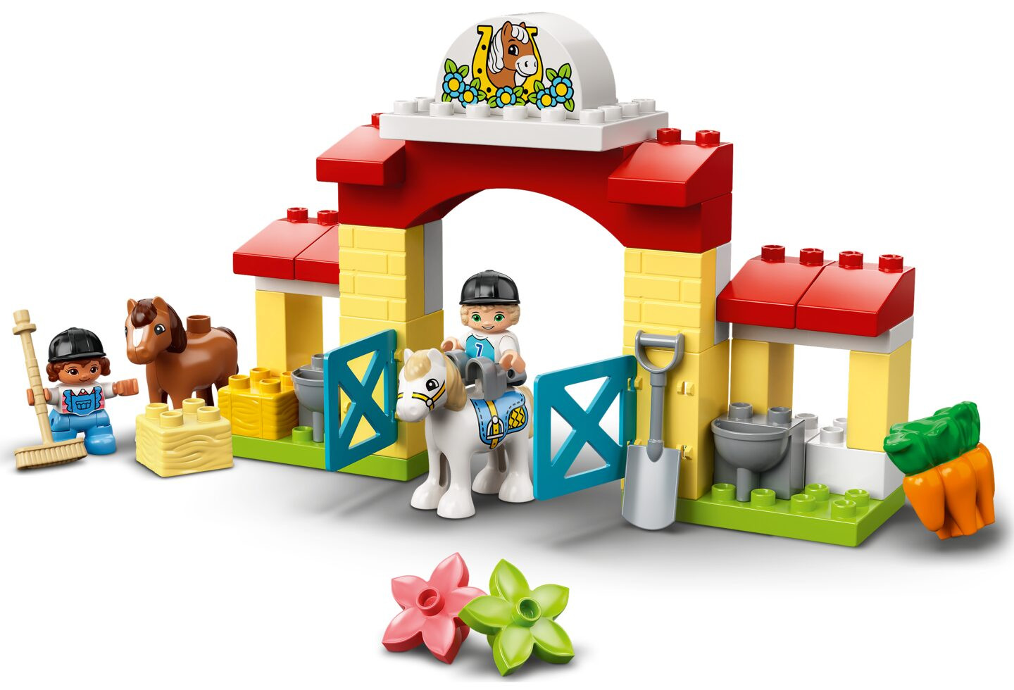 Paardenstal en pony's verzorgen — Afbeelding 3