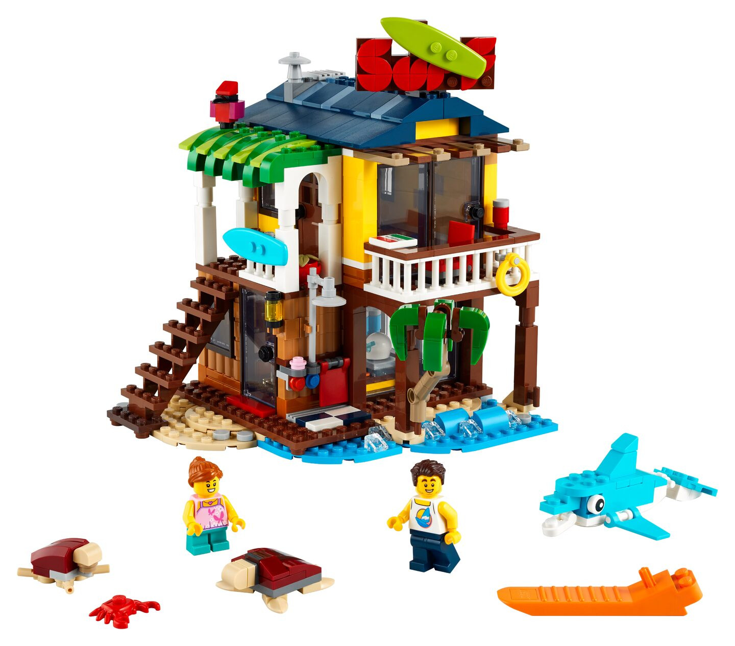 Surfer strandhuis — Afbeelding 1