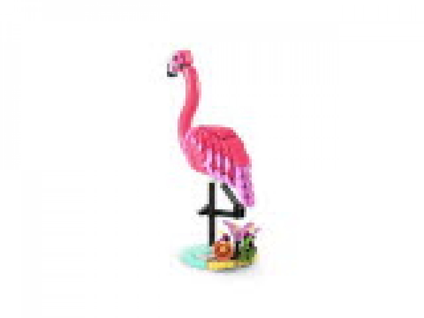 Wilde dieren: roze flamingo — Afbeelding 4