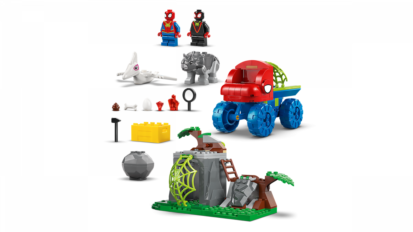 Team Spidey reddingsmissie met dinotruck — Afbeelding 3