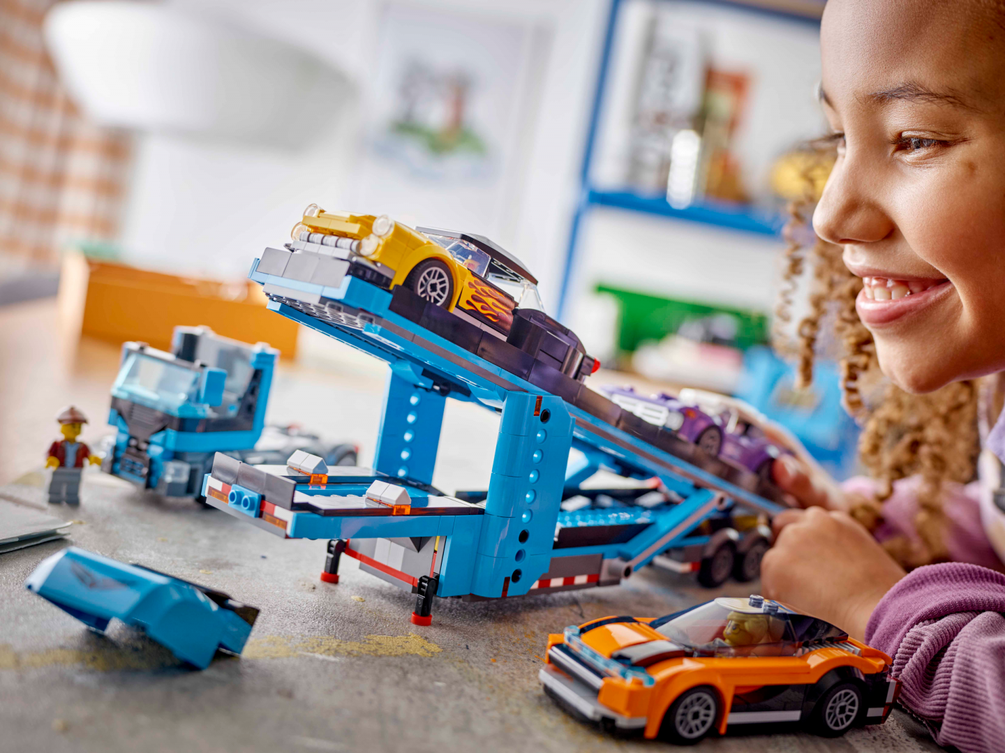 Transportvoertuig met sportauto's — Afbeelding 9