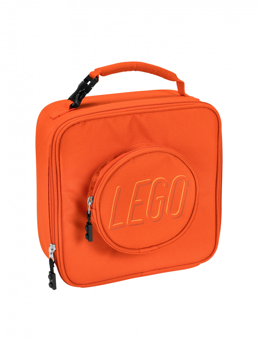 Lunchtas in de vorm van een LEGO® steen - oranje