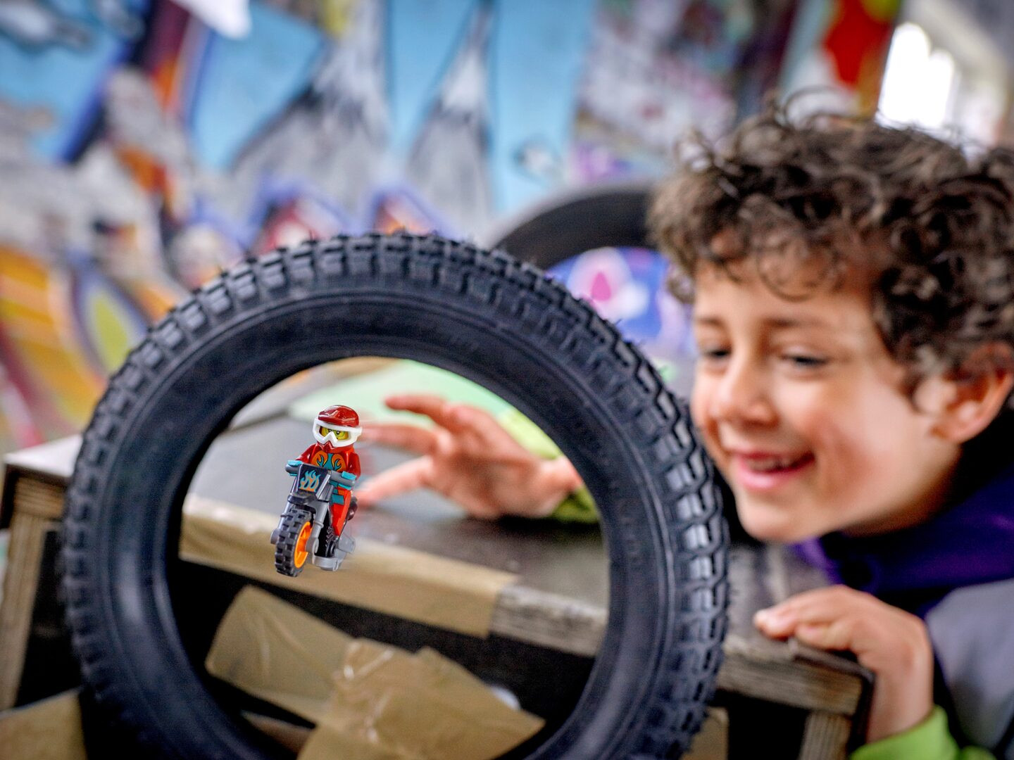 Vuur stuntmotor — Afbeelding 9