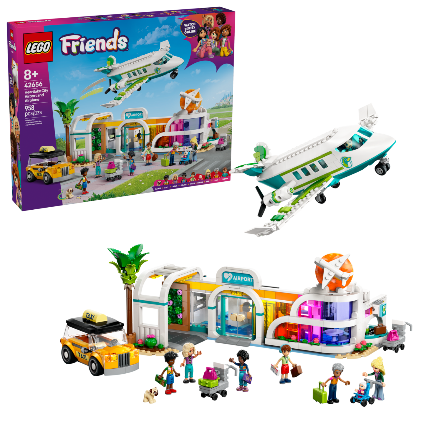 Heartlake City vliegveld en vliegtuig — Afbeelding 2