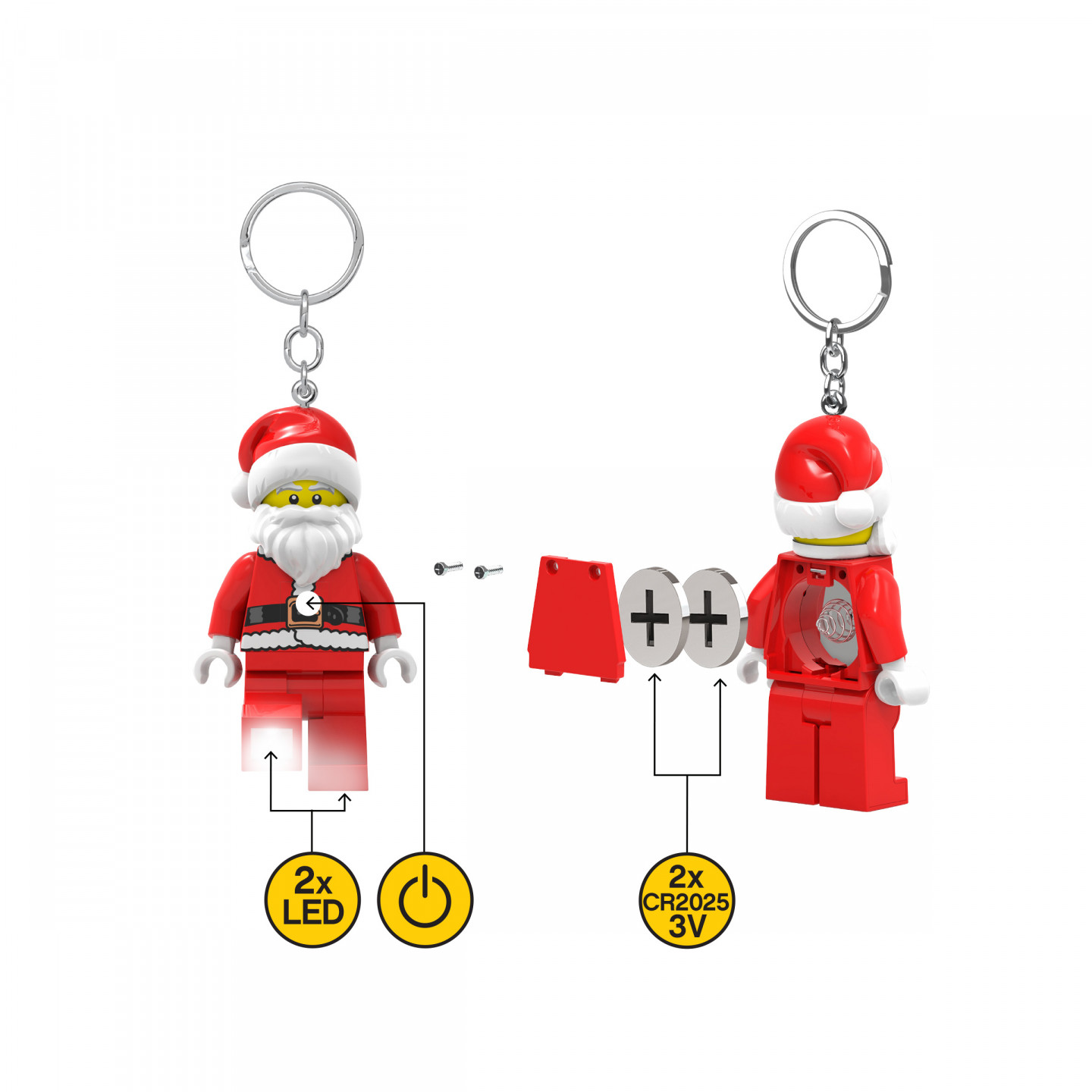 Kerstman sleutellampje — Afbeelding 8