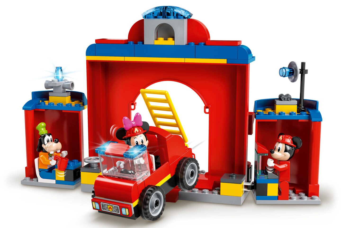 Mickey & Friends brandweerkazerne & auto — Afbeelding 5